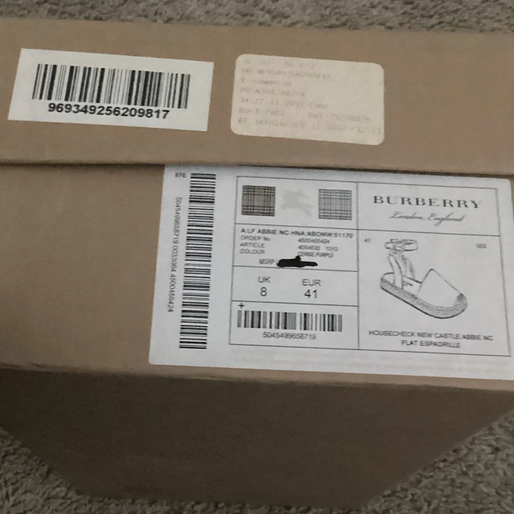 Burberry Brown and Black Espadrilles - Picture 2 of 3